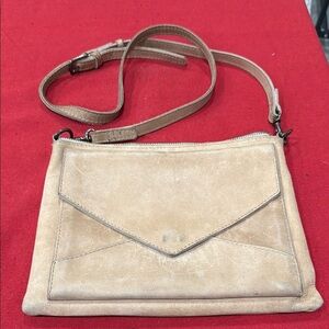 Able Tan Leather Crossbody Bag